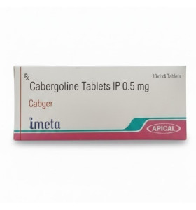 Cabergoline Tablets IP 0.5mg Apical Pharma – Buy  Online