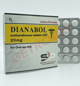 Dianabol 20 mg 50 Tablets Saxon Pharma USA