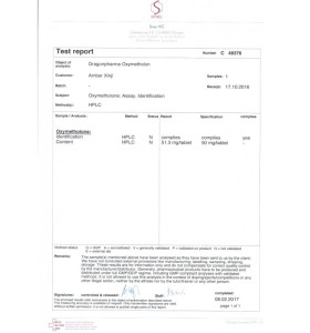 Oxymetholon 50 mg 100 Tablets Dragon Pharma