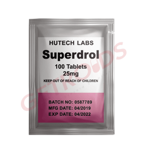 Superdrol 25 mg 10 Tablets Hutech Labs. USA