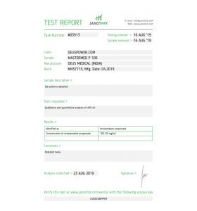 Deus Medical MASTERMED P 100 Deus Medical – Buy Drostanolone Propionate Online