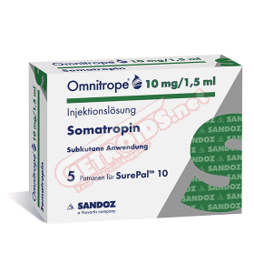 Omnitrope Somatropin 30 iu (10 mg) Sandoz