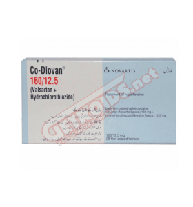 Co-Diovan 160/12,5 mg 28 Tablets Novartis