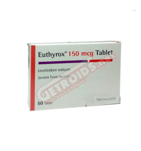 MERCK SHARP & DOHME Euthyrox (T4) 50 Tablets 150 mcg Merck – Buy Levothyroxine Sodium Online