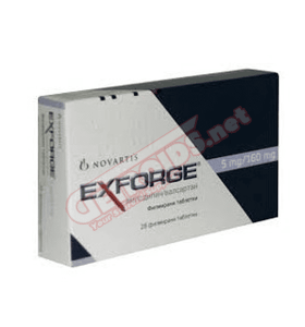 Exforge 5/160 mg 28 Tablets Novartis