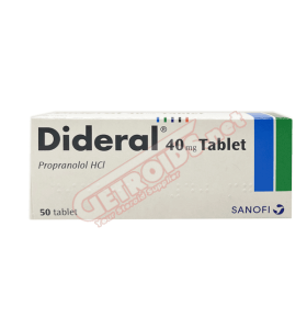 Sanofi Aventis Dideral Propranolol 40 mg 50 Tablets Sanofi – Buy All Online