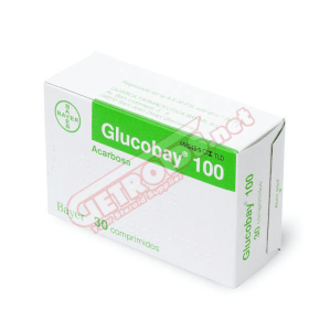 Glucobay 100 mg 90 Tablets Bayer