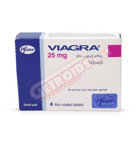 Viagra 25mg 4 Tablets Pfizer