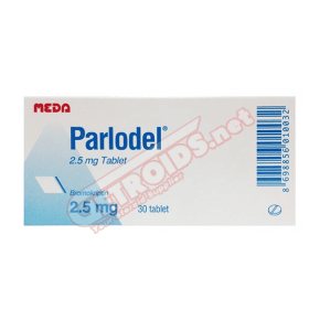 Parlodel 2.5 mg 30 Tablets Meda EXP