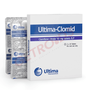 Ultima Pharma USA Ultima-Clomid 50 mg 50 Tablets Ultima Pharma USA – Buy Clomiphene Citrate Online